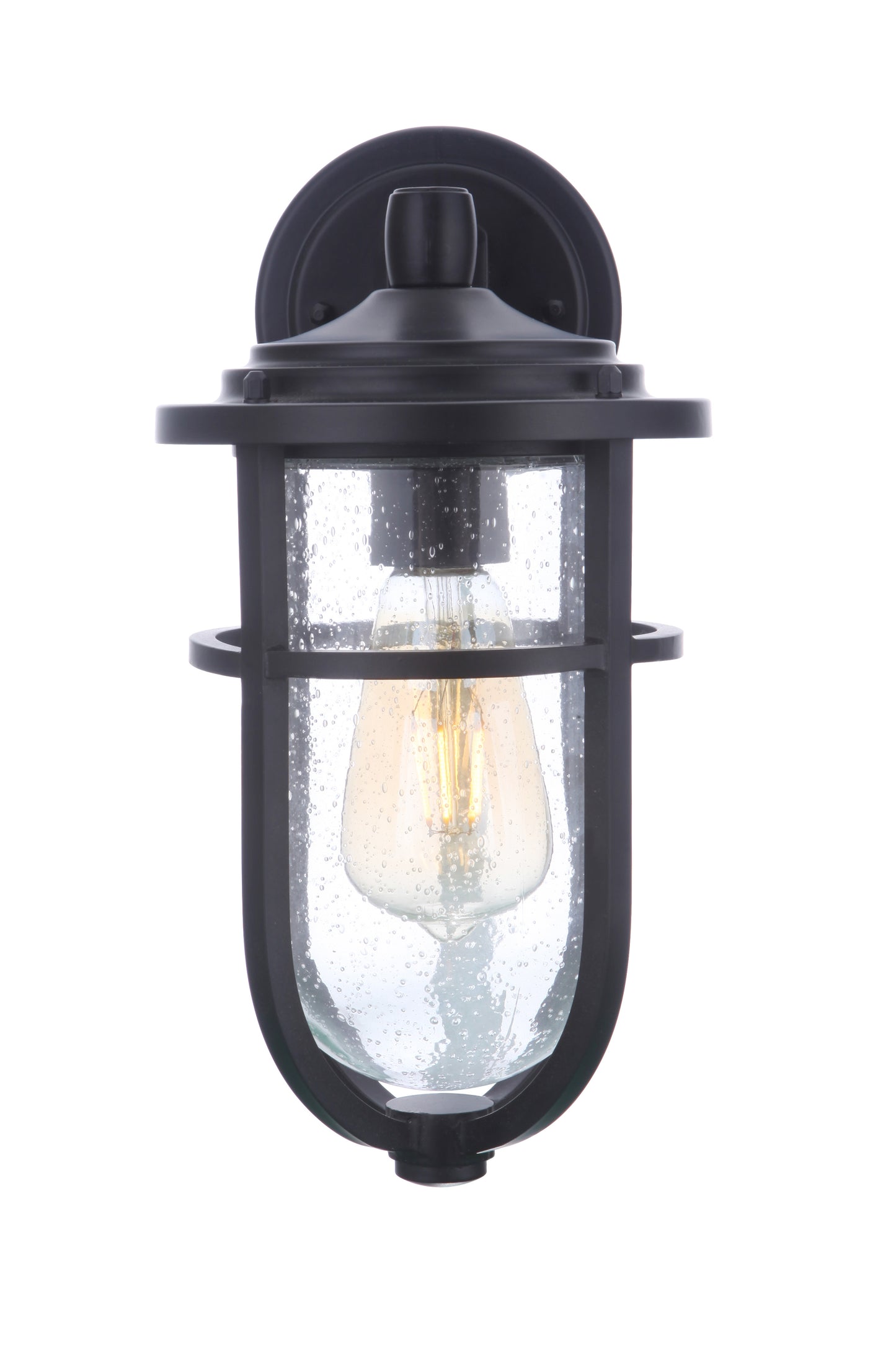 ZA4704-MN - Voyage 1 Light 13" High Outdoor Wall Lantern - Midnight