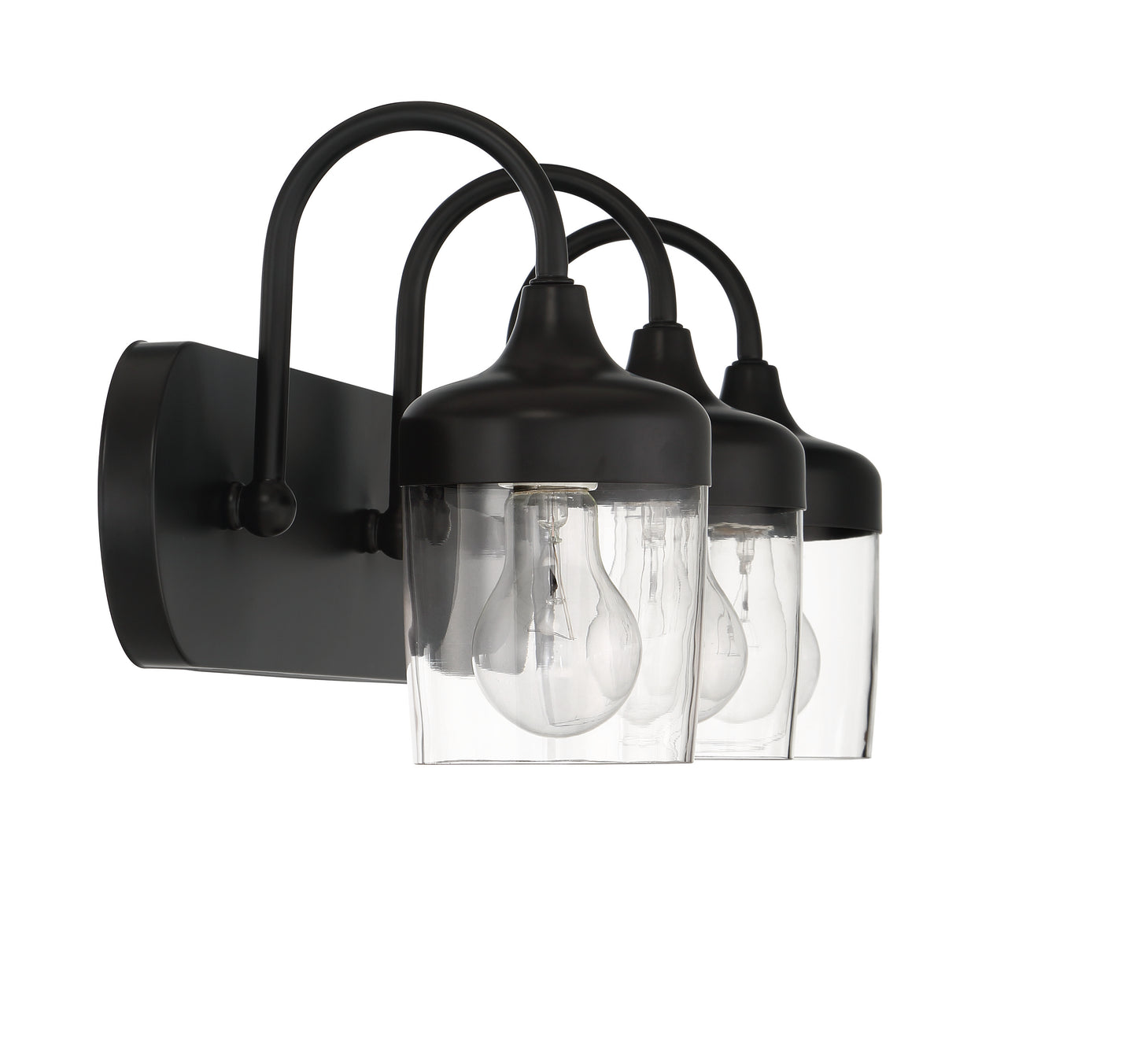 58103-FB - Wrenn 3 Light 24" Wide Vanity Light - Flat Black