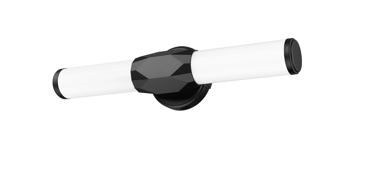 1010-18W-MB-LED - Cooper 1 Light 18" Vanity - Matte Black