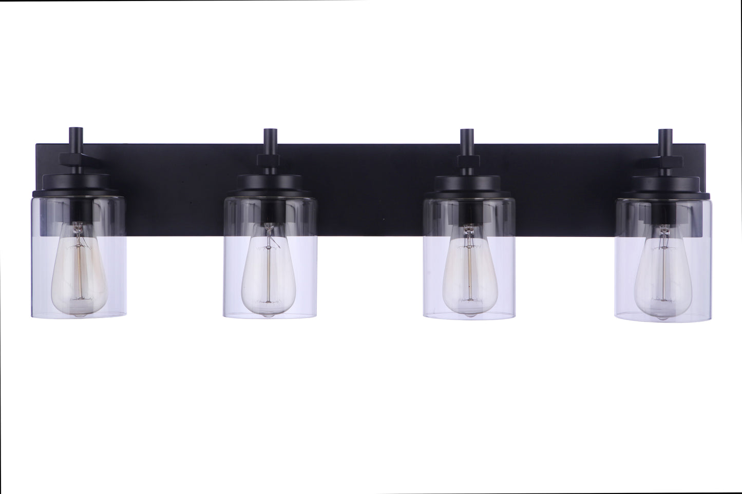 17432FB4 - Reeves 4 Light 32" Wide Vanity Light - Flat Black