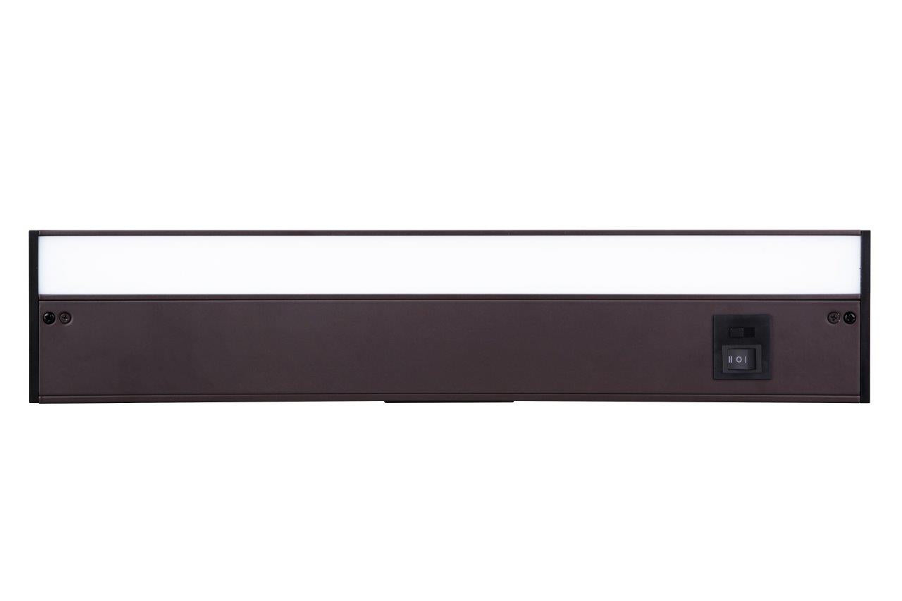 CUC3018-BZ-LED - 3CCT Under Cabinet Light Bars 1 Light 3.63" Wide Under Cabinet Light Bar - Bronze
