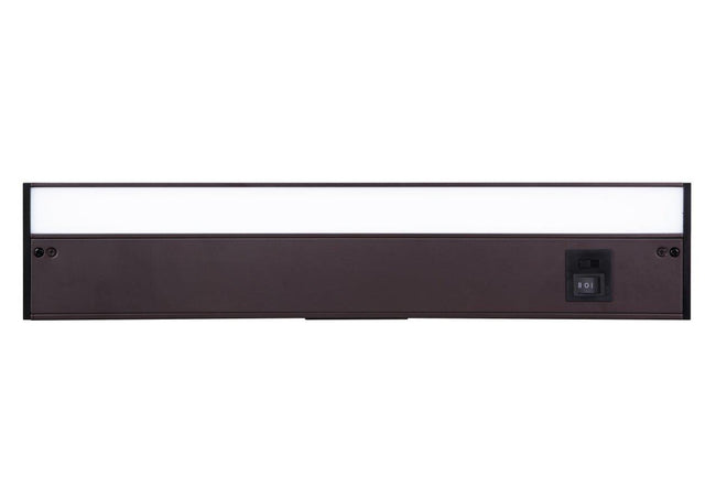 CUC3018-BZ-LED - 3CCT Under Cabinet Light Bars 1 Light 3.63" Wide Under Cabinet Light Bar - Bronze