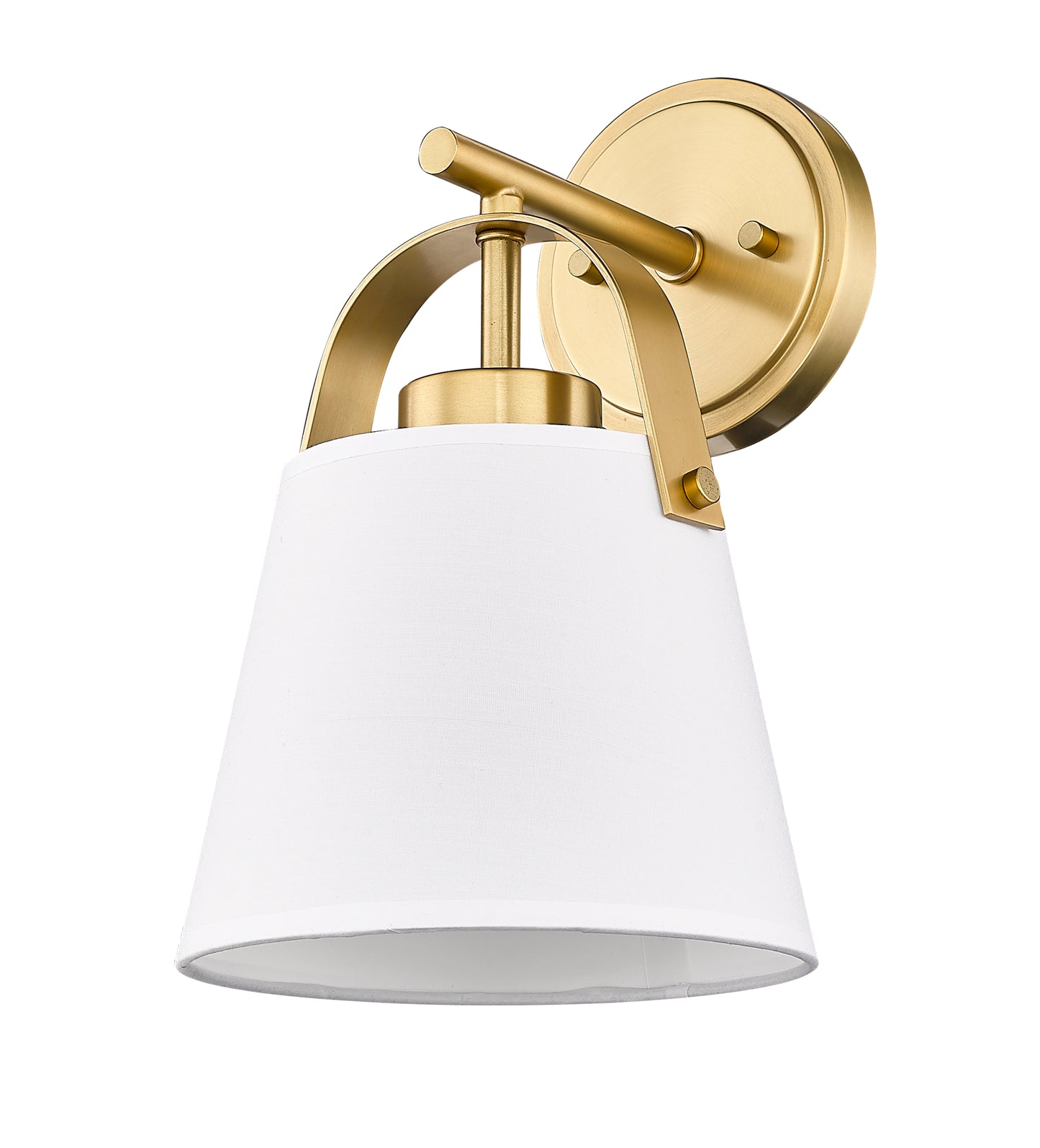 743-1S-HBR - Z-Studio 1 Light Wall 13" Sconce - Heritage Brass