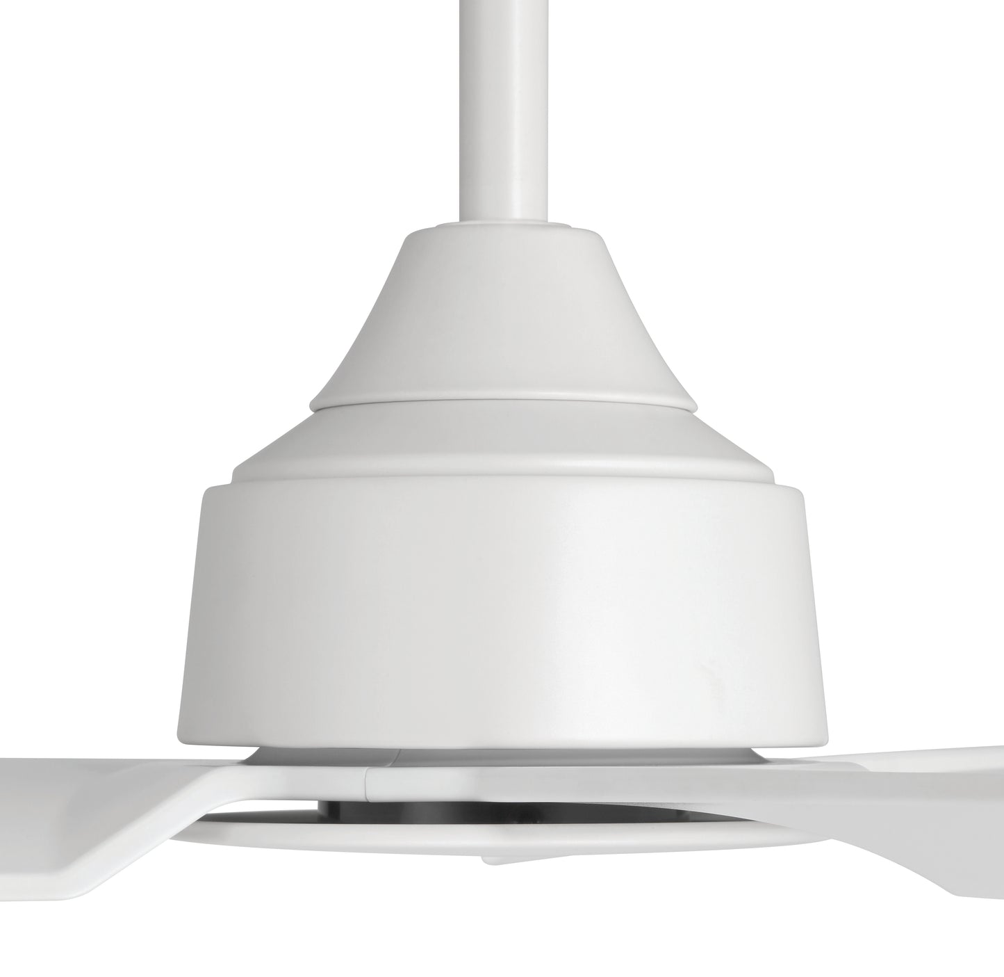 CHM52W3 - Charming 52" 3-Blade Indoor/Outdoor Damp Rated Ceiling Fan 52" 3 Blade Indoor Outdoor Ceiling Fan with Light Kit - White
