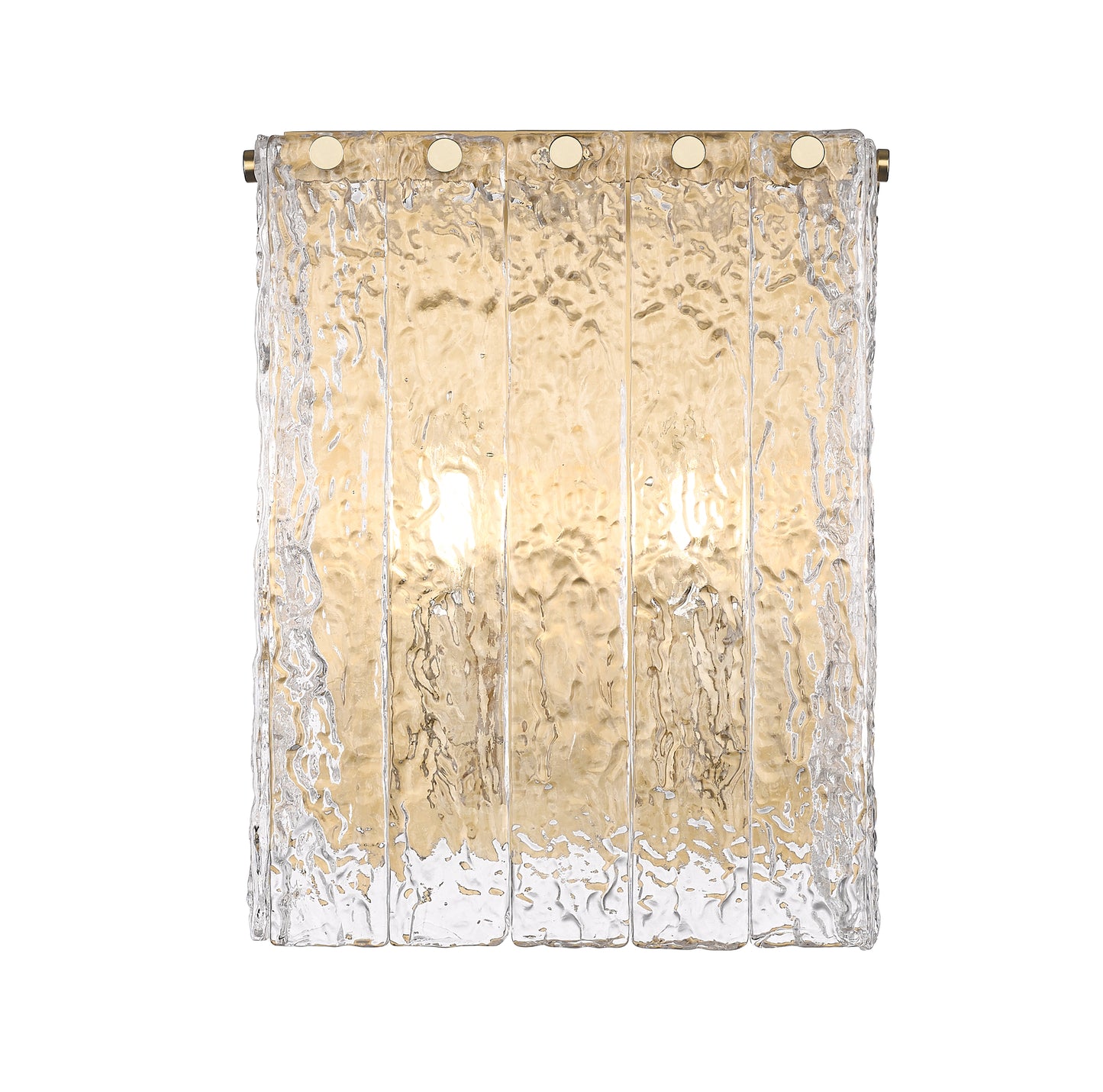 1943-2S-MGLD - Glacier 2 Light Wall 12" Sconce - Modern Gold