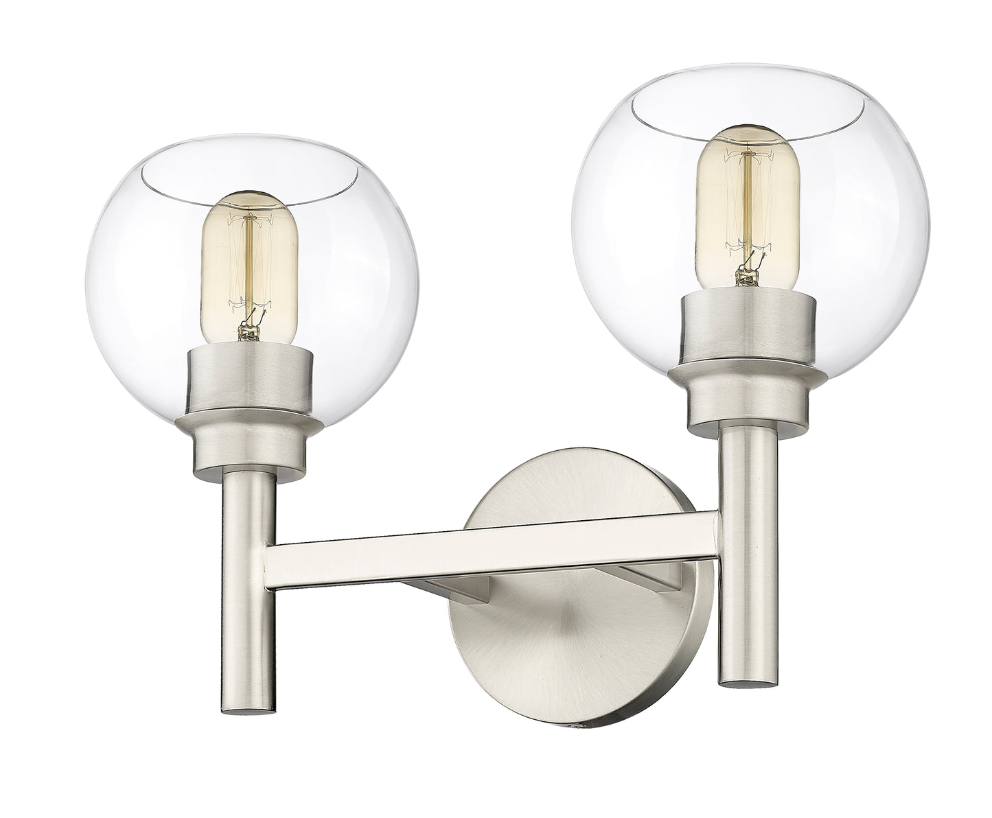 7502-2V-BN - Sutton 2 Light 16" Vanity - Brushed Nickel