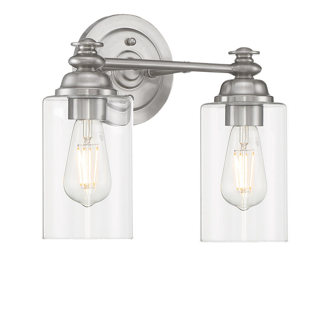 49802-BNK-C - Dardyn 2 Light 13.38" Wide Vanity Light - Brushed Nickel
