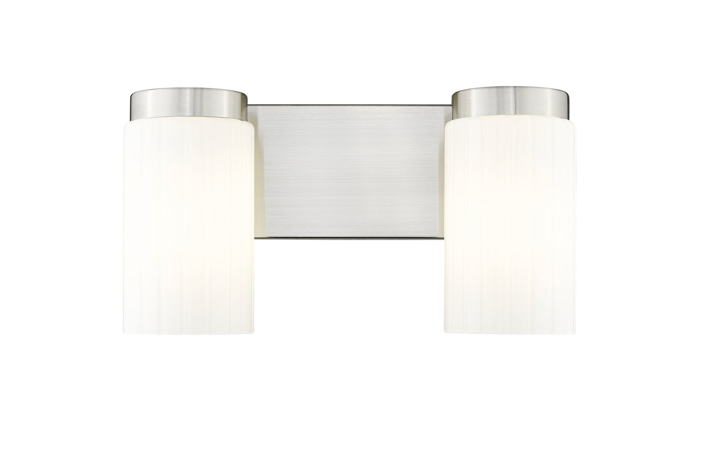 746-2V-BN - Burk 2 Light 14" Vanity - Brushed Nickel