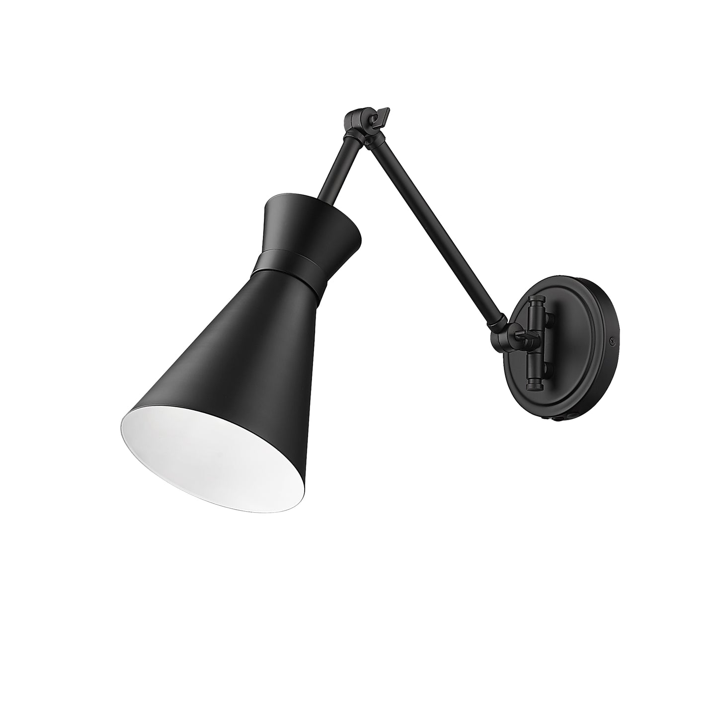 351S-MB - Soriano 1 Light Wall 6" Sconce - Matte Black