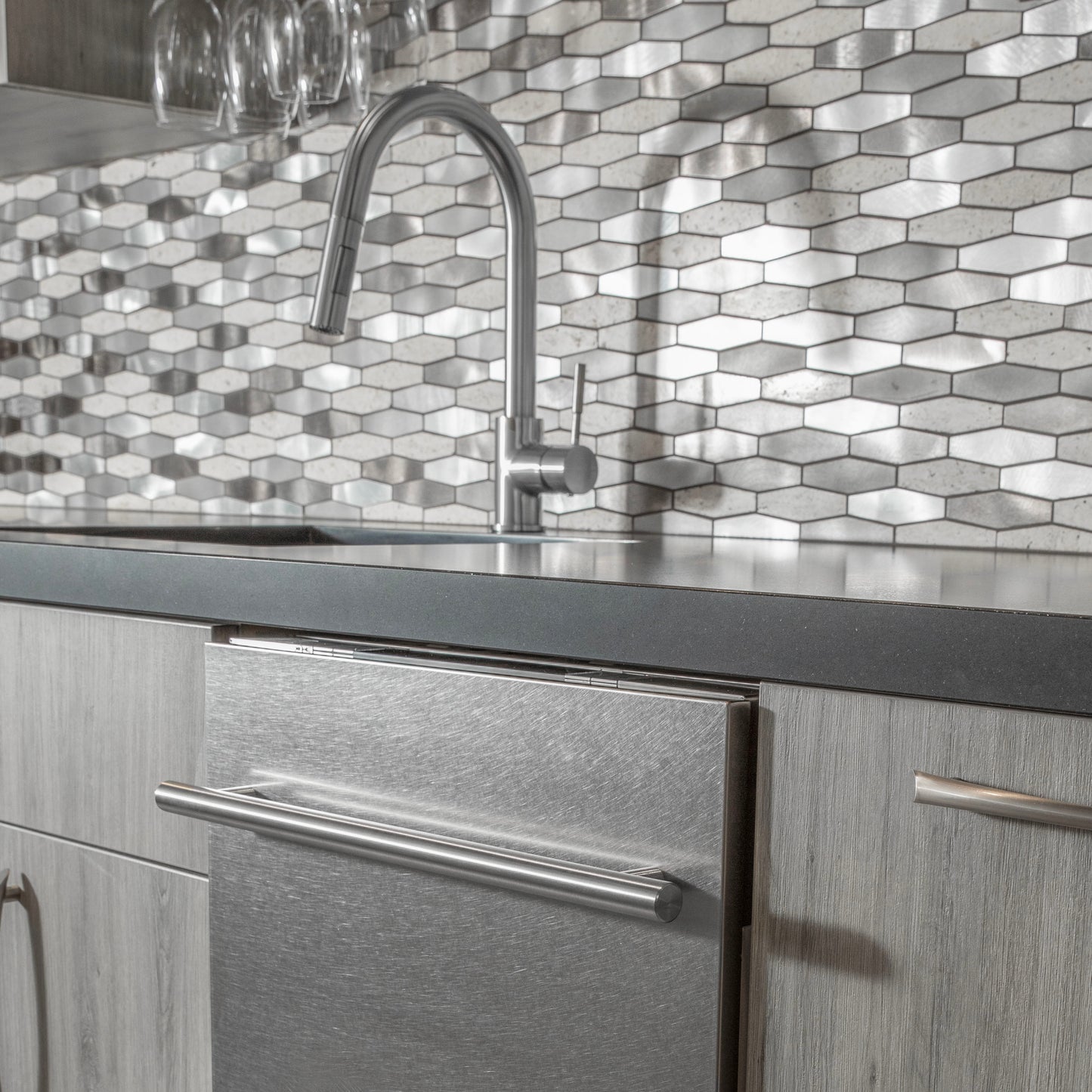 GEM-KF-BN - Gemini Kitchen Faucet in Brushed Nickel