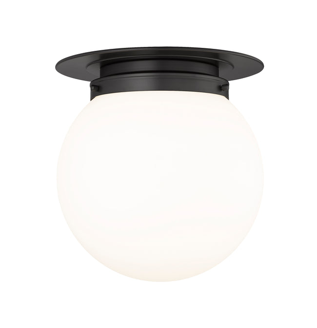 7505F13-MB - Calhoun 1 Light Flush 13" Mount - Matte Black