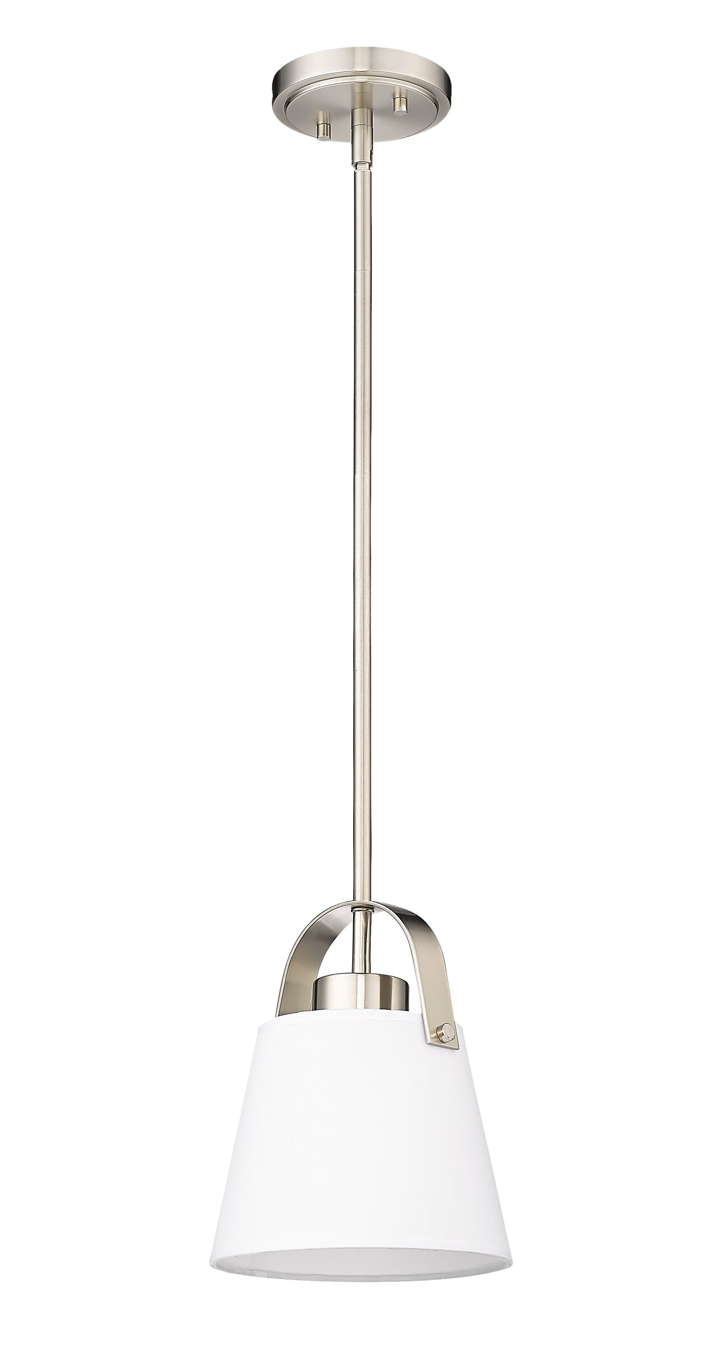 743P8-BN - Z-Studio 1 Light 8" Pendant - Brushed Nickel