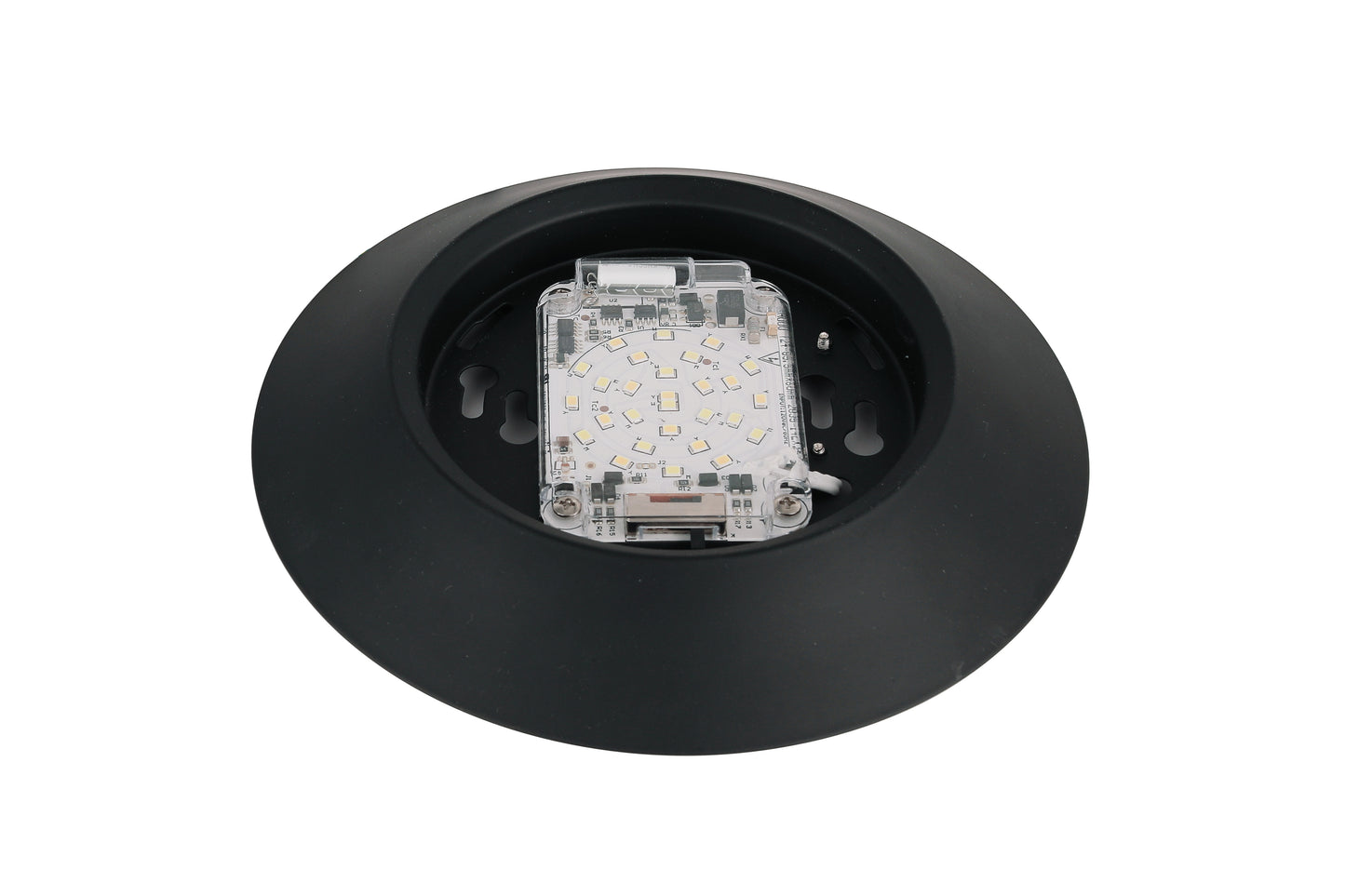 X9306-FB-LED-5CCT - LED Flush 7.5" Wide Flush Mount - Flat Black