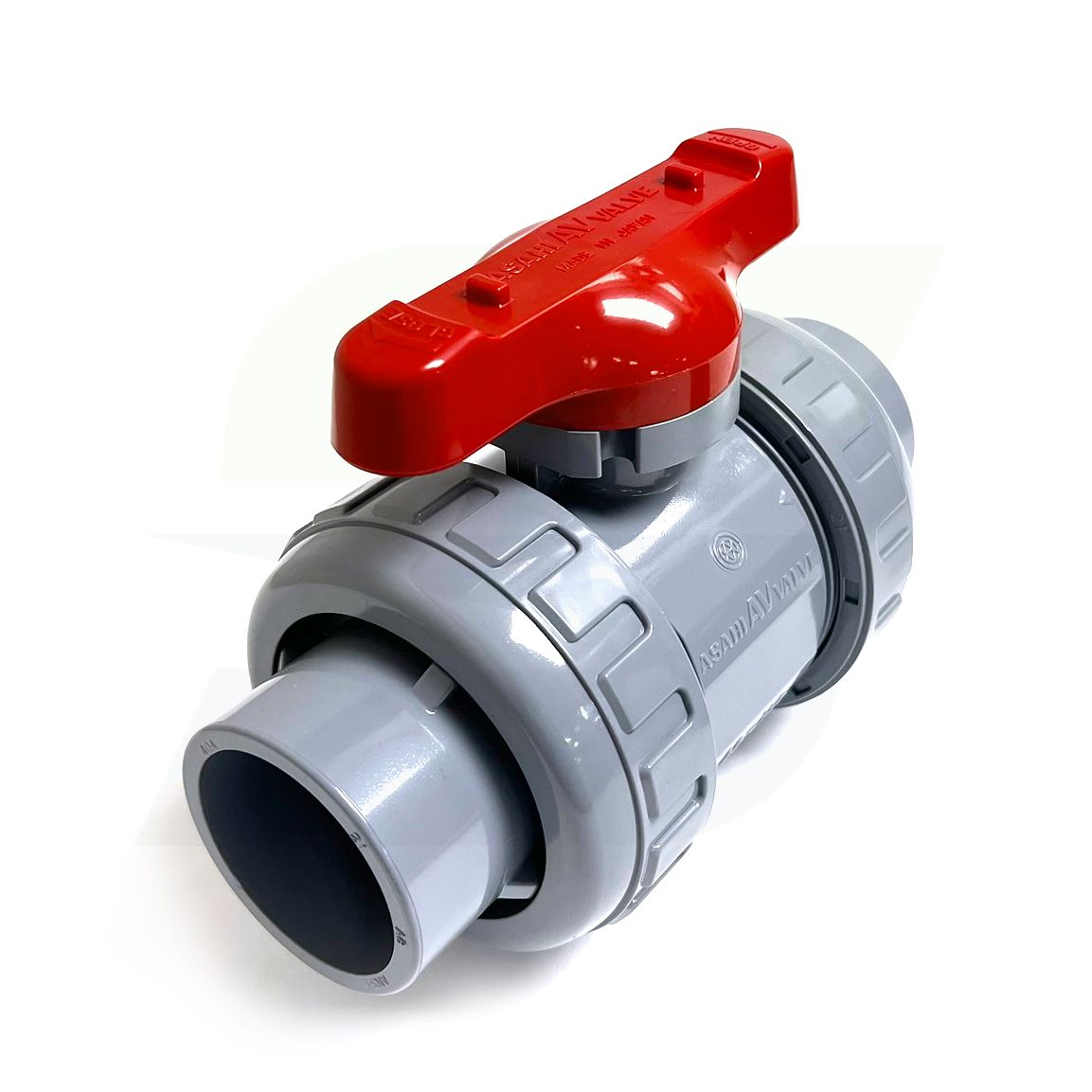 1609015 - 1-1/2" True Union In-line Ball Valve - CPVC, Socket/Threaded, EPDM Seal