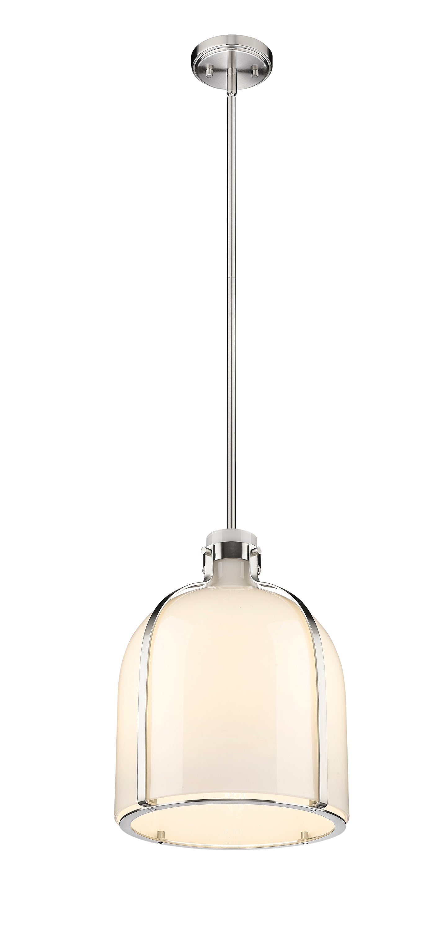 818-12BN - Pearson 1 Light 12" Pendant - Brushed Nickel