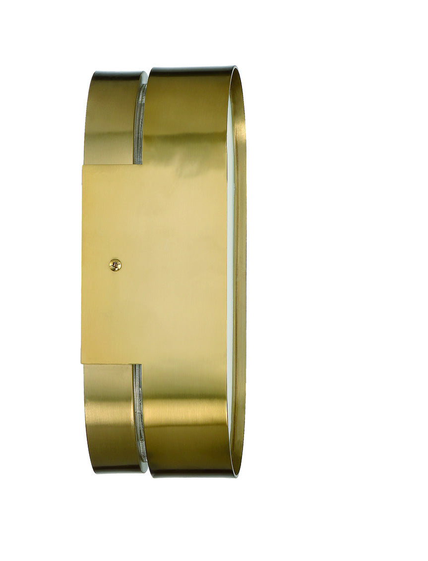 54960-SB-LED - Melody 1 Light 10" High Wall Sconce - Satin Brass