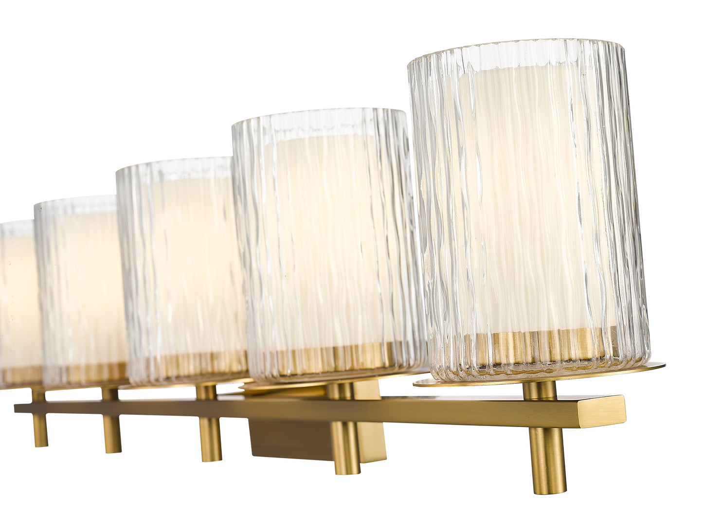 1949-5V-MGLD - Grayson 5 Light 40" Vanity - Modern Gold