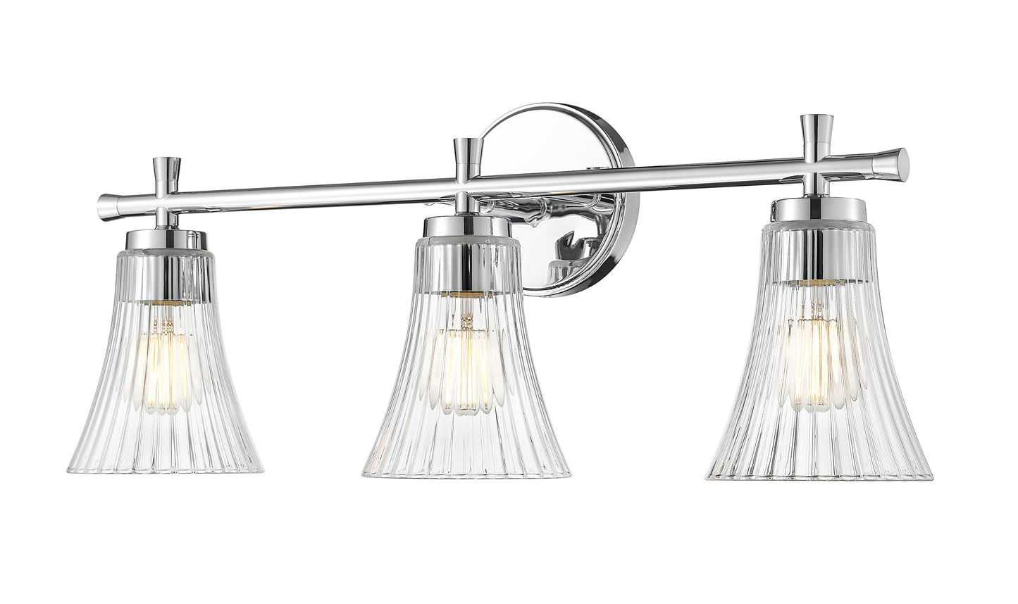 7519-3V-CH - Belle 3 Light 24" Vanity - Chrome