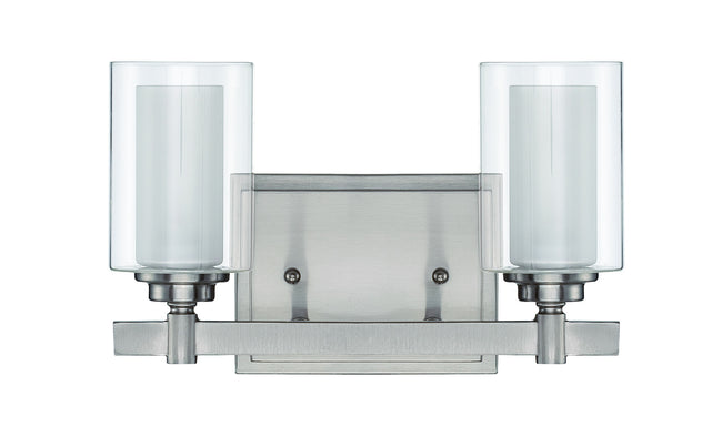 16712BNK2 - Celeste 2 Light 11.75" Wide Vanity Light - Brushed Nickel