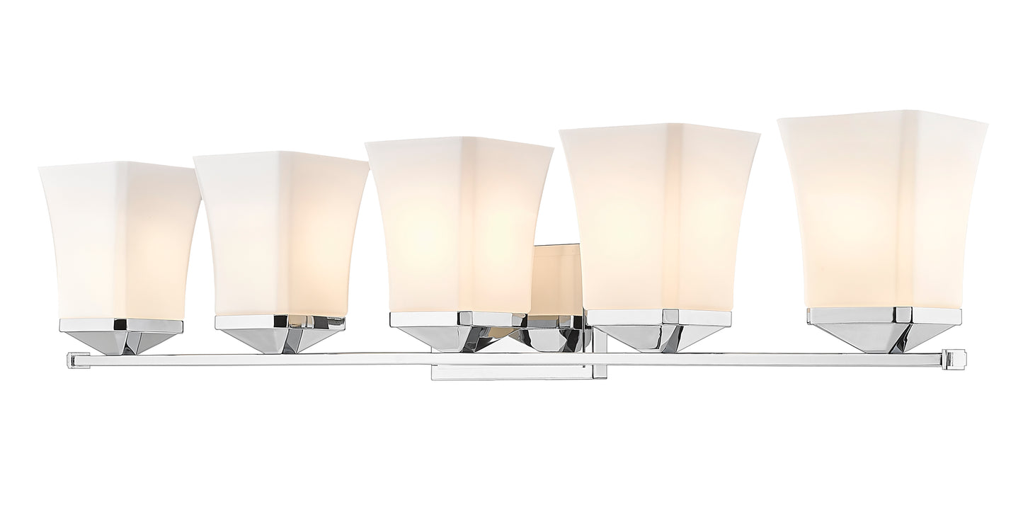 1939-5V-CH - Darcy 5 Light 38" Vanity - Chrome
