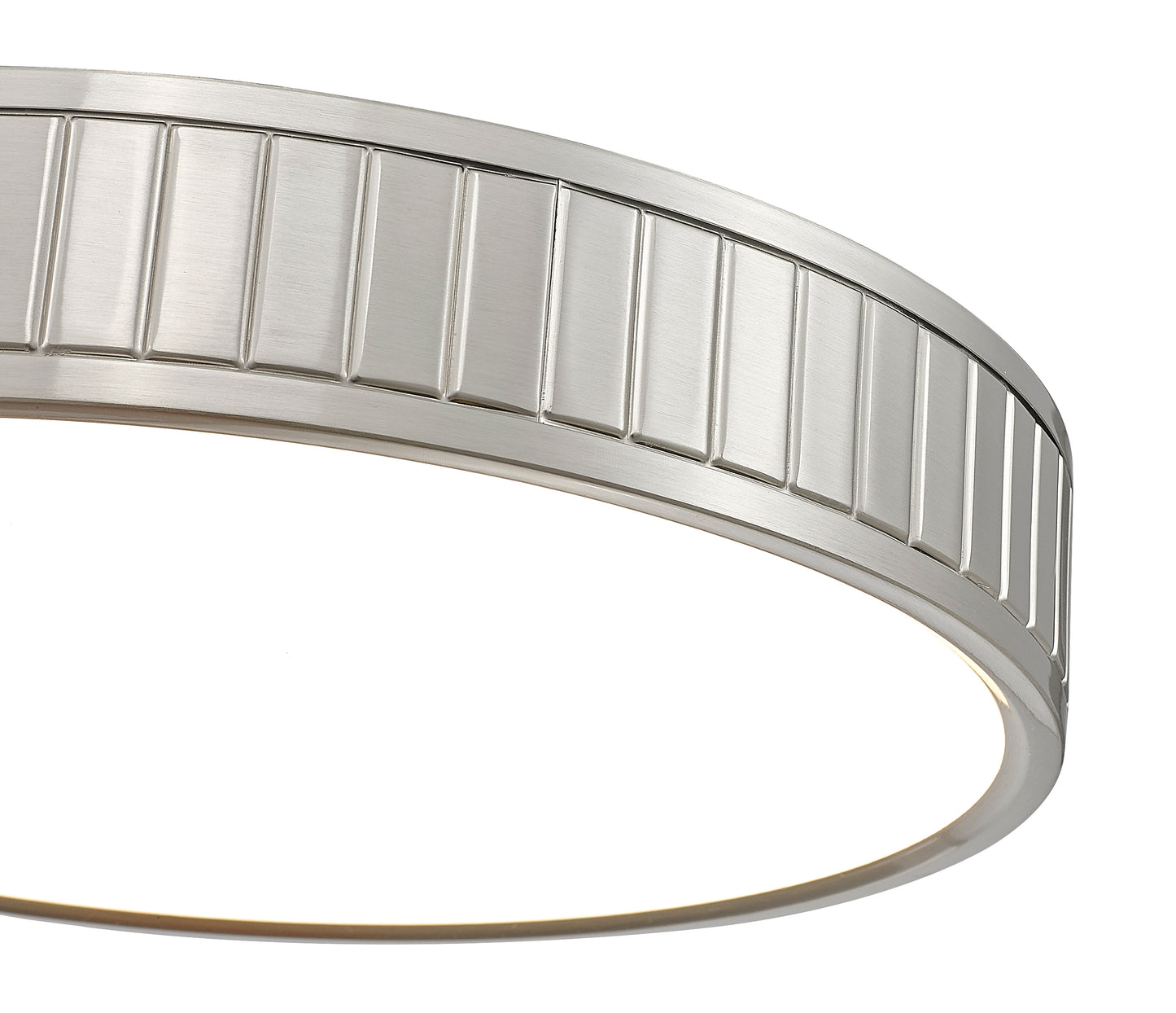 1005F16-BN-LED - Madison 1 Light Flush 16" Mount - Brushed Nickel