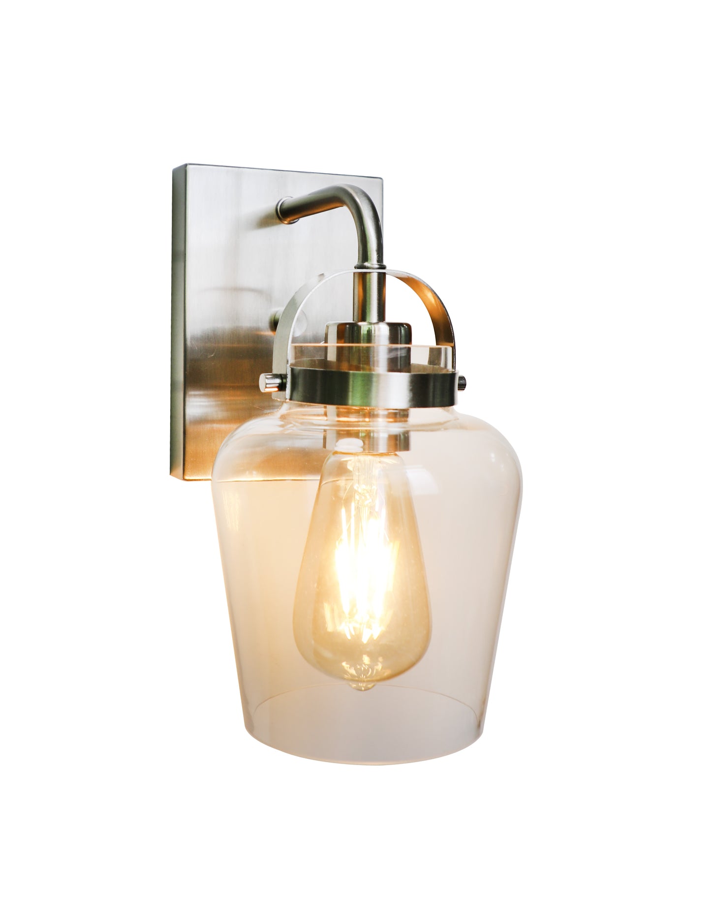 53501-BNK - Trystan 1 Light 10" High Wall Sconce - Brushed Nickel