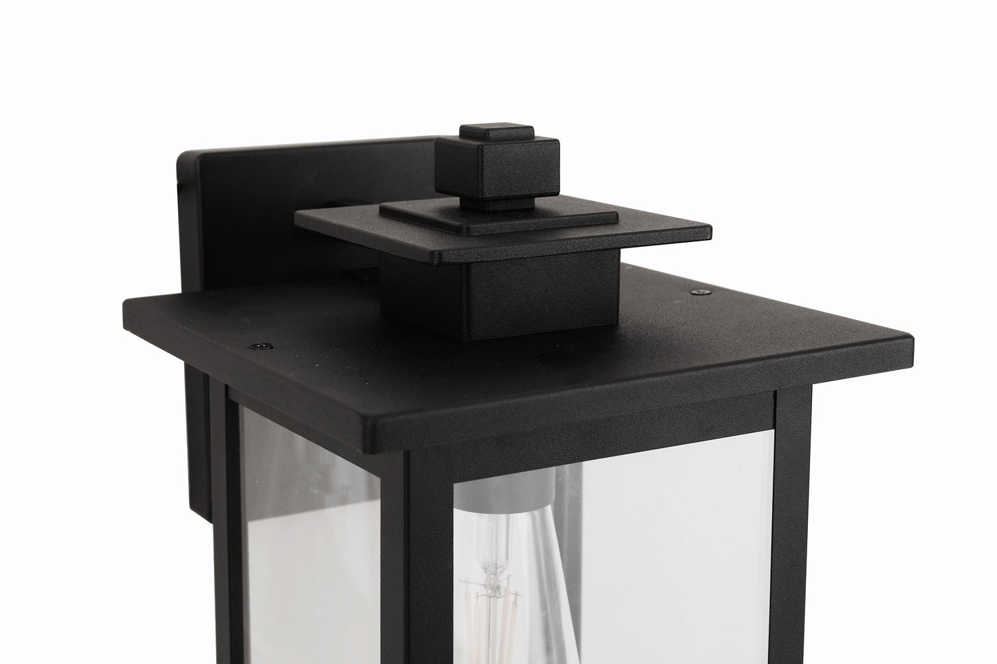 ZA7014-TB - Rock Creek 1 Light 12" High Outdoor Wall Lantern - Textured Black