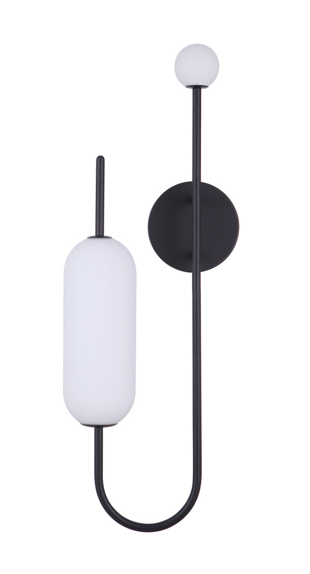 53862-FB-LED - Tuli 1 Light 26" High Wall Sconce - Flat Black
