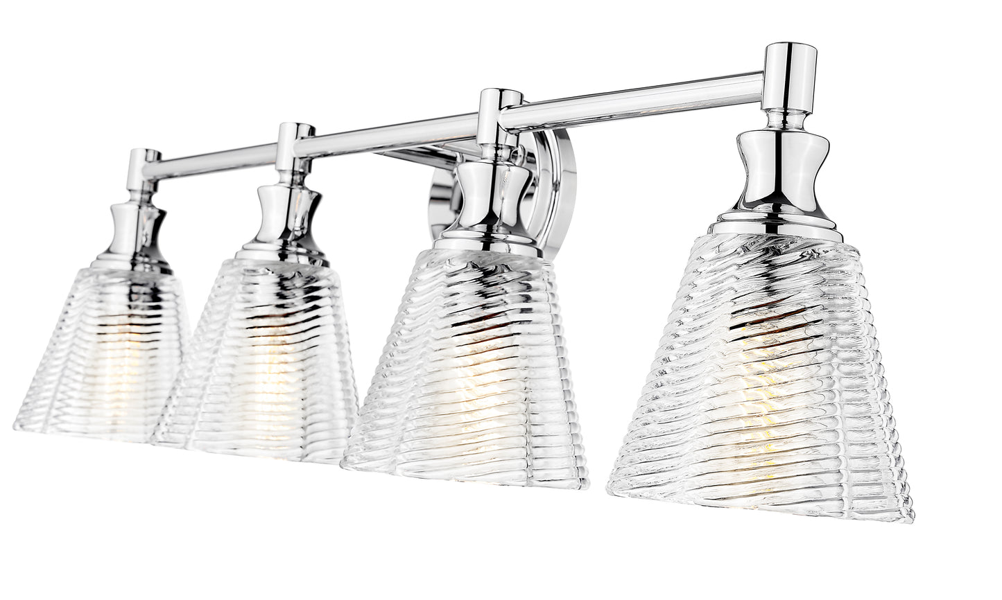 7704-4V-CH - Auden 4 Light 32" Vanity - Chrome
