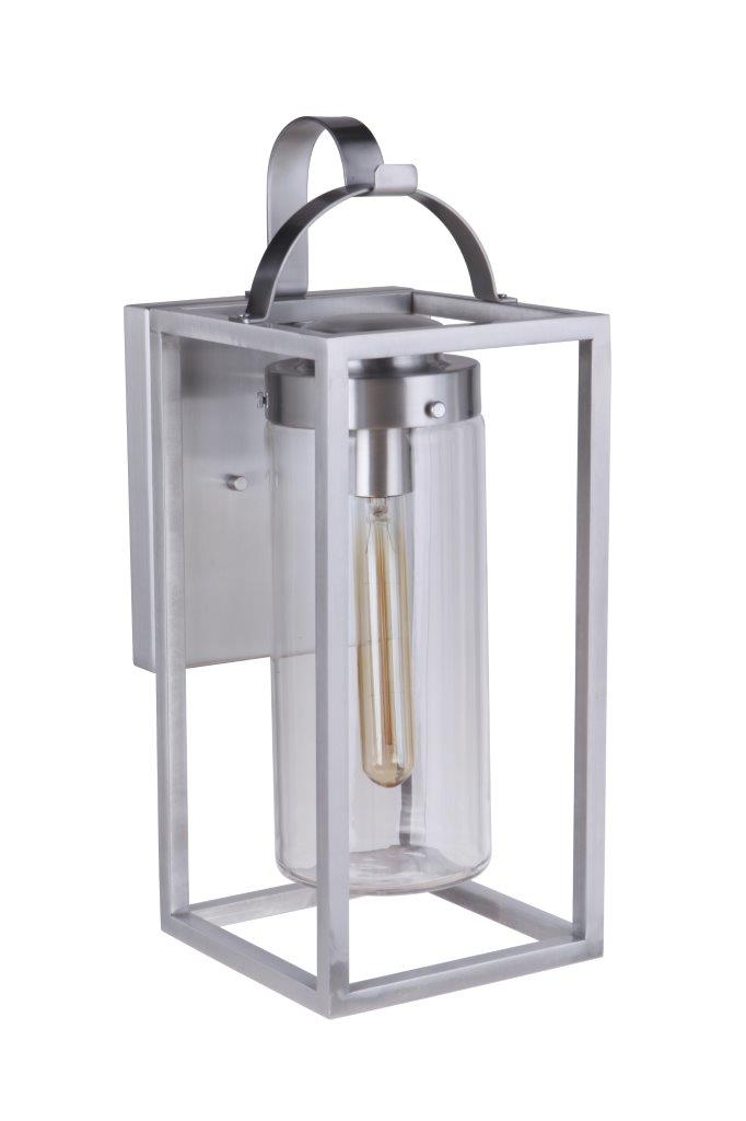 ZA4814-SA - Neo 1 Light 17" High Outdoor Wall Lantern - Satin Aluminum