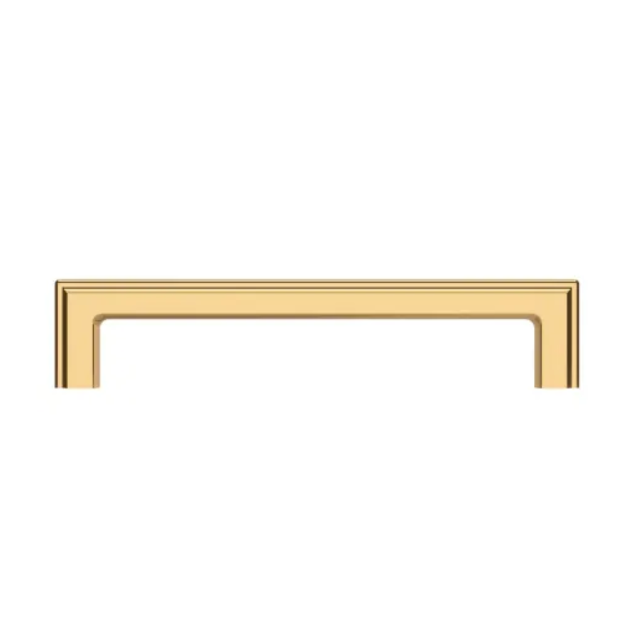 4427031 - 6" Centers - Raised Pull - Unlacquered Brass