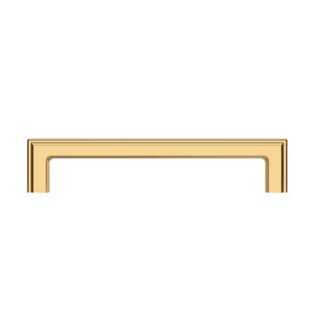 4427031 - 6" Centers - Raised Pull - Unlacquered Brass