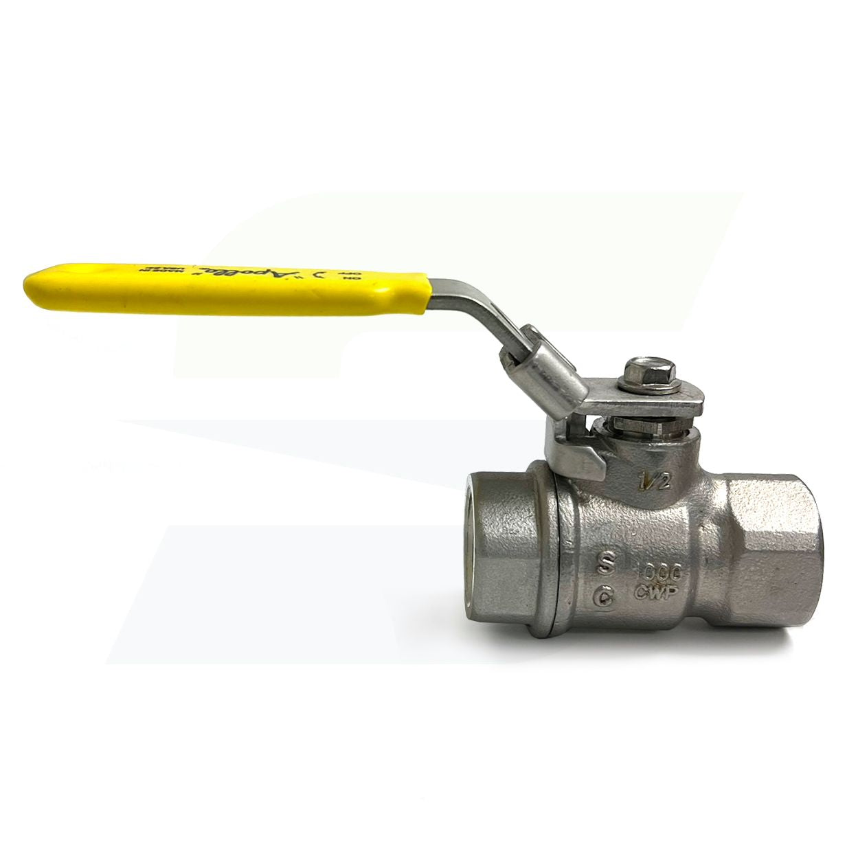 76F10301A - 1/2" Stainless Steel Two-Piece Ball Valve - FNPT x FNPT