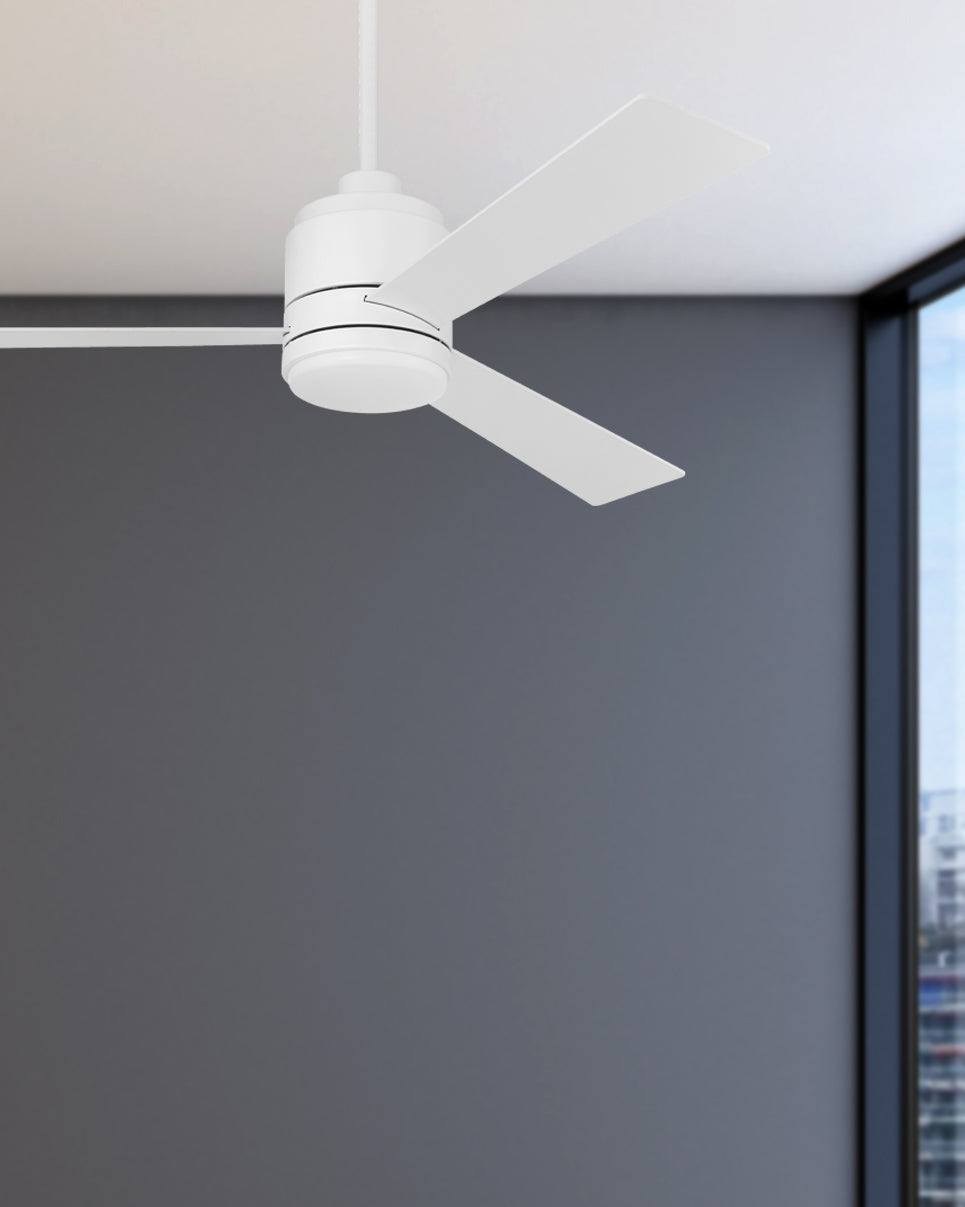 MCY52W3 - McCoy 3 Blade 52" 3 Blade Ceiling Fan with Light Kit - White
