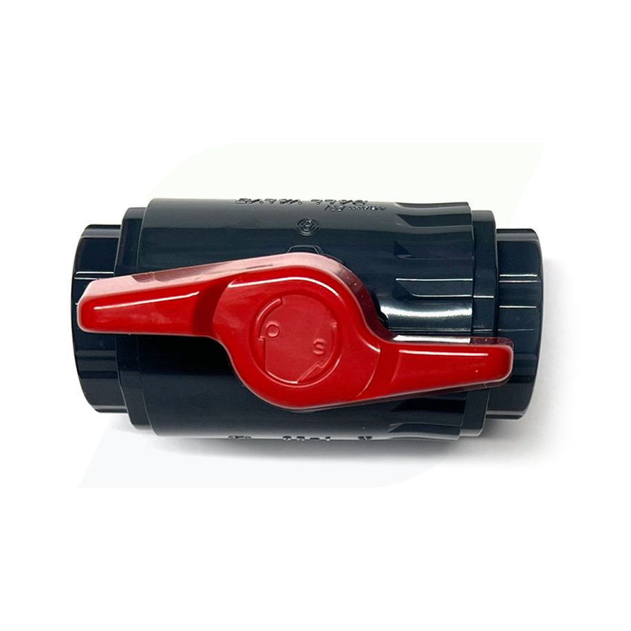 161070020 - 2" Omni In-line Compact Ball Valve - PVC, Socket, EPDM Seal