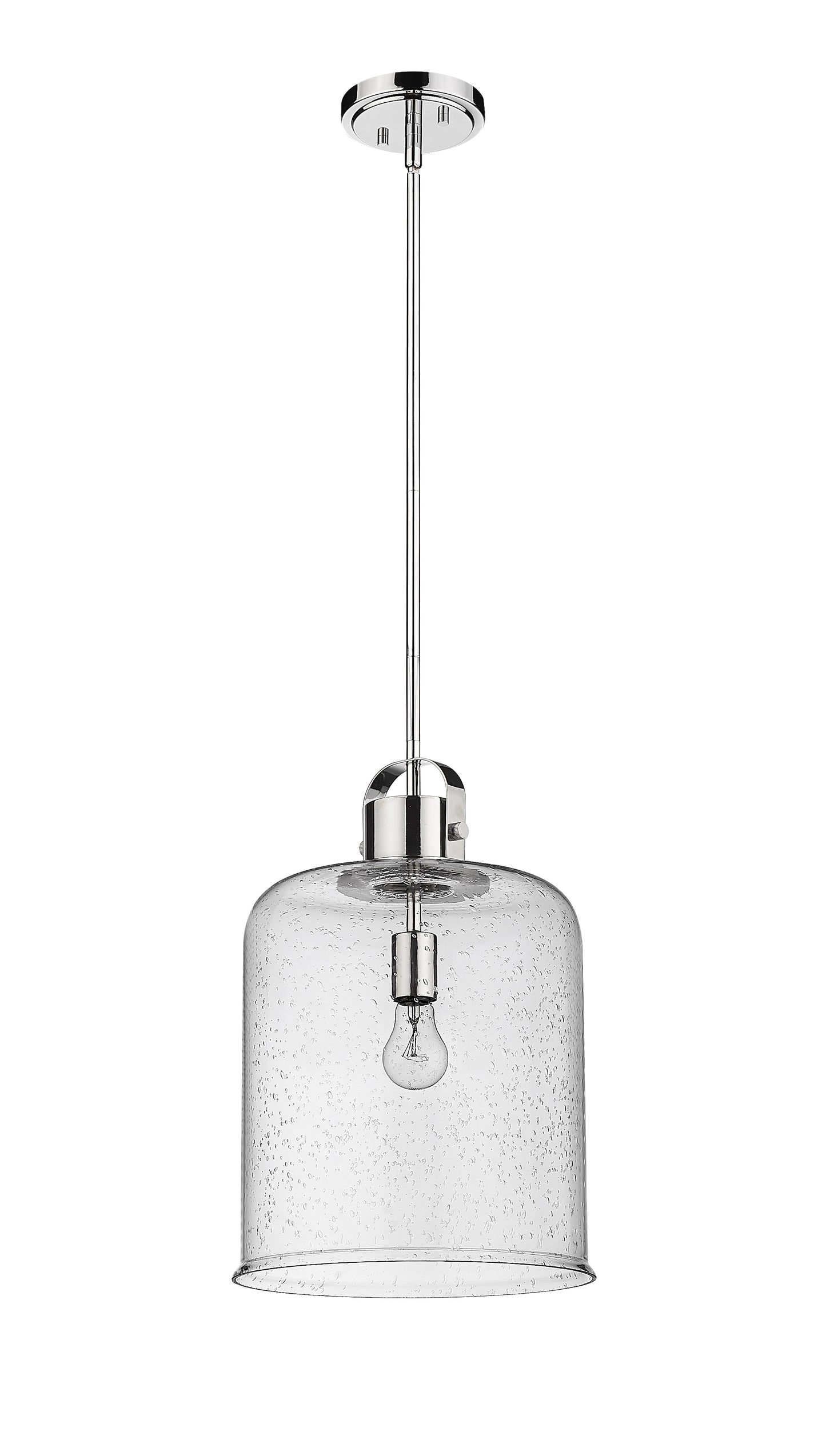 340P12-CH - Kinsley 1 Light 12" Pendant - Chrome