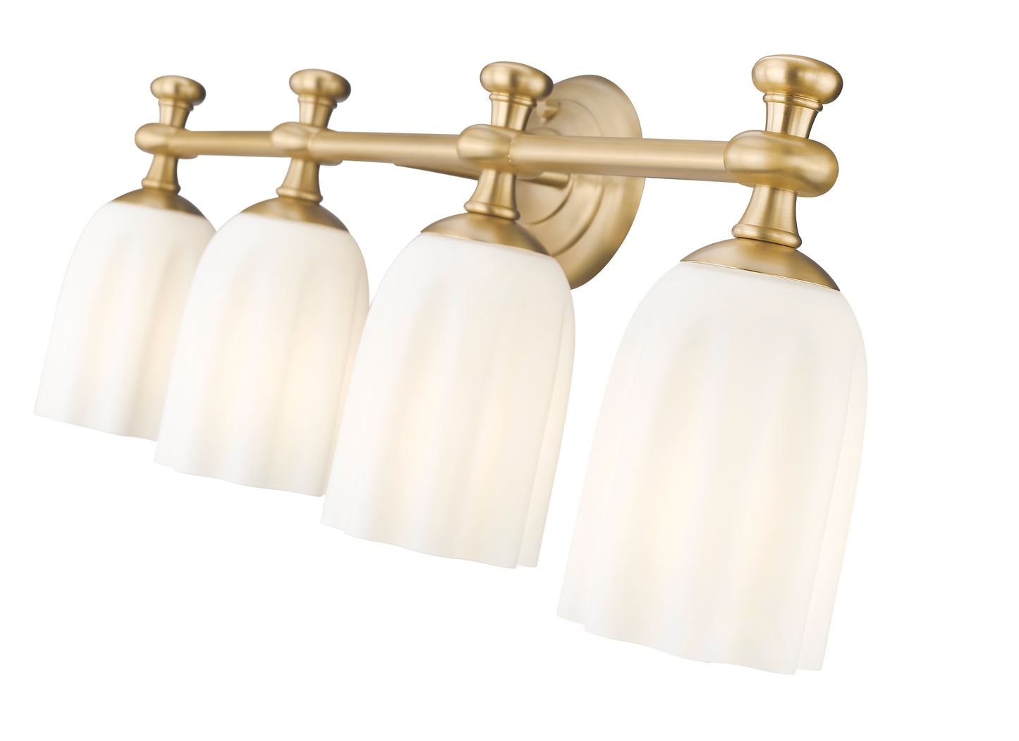 1102-4V-MGLD - Orion 4 Light 31" Vanity - Modern Gold