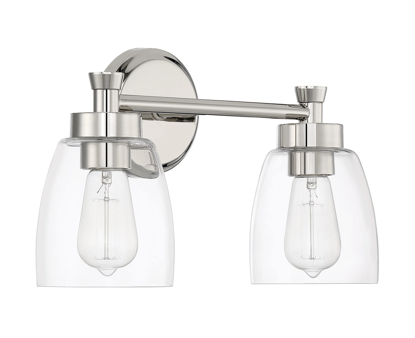 12716PLN2 - Henning 2 Light 16" Wide Vanity Light - Polished Nickel