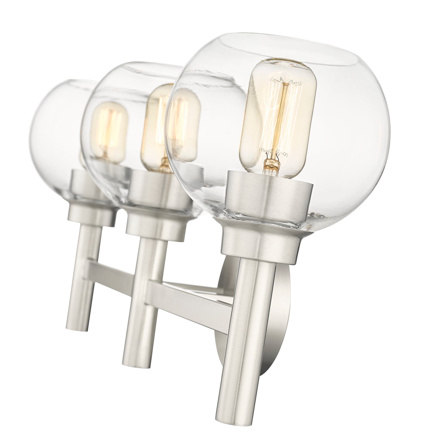 7502-3V-BN - Sutton 3 Light 24" Vanity - Brushed Nickel