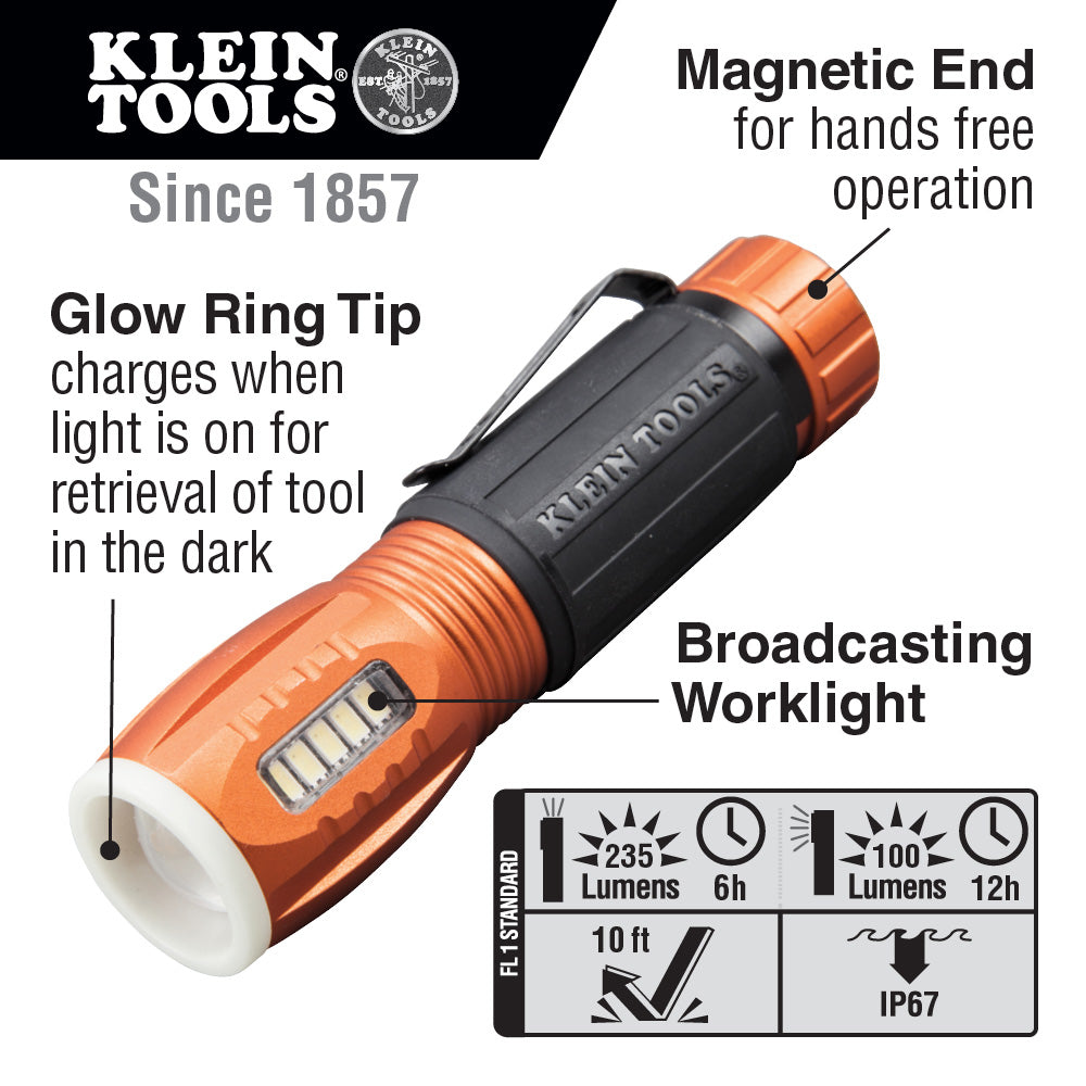 56028 - Magnetic LED Flashlight with Work Light
