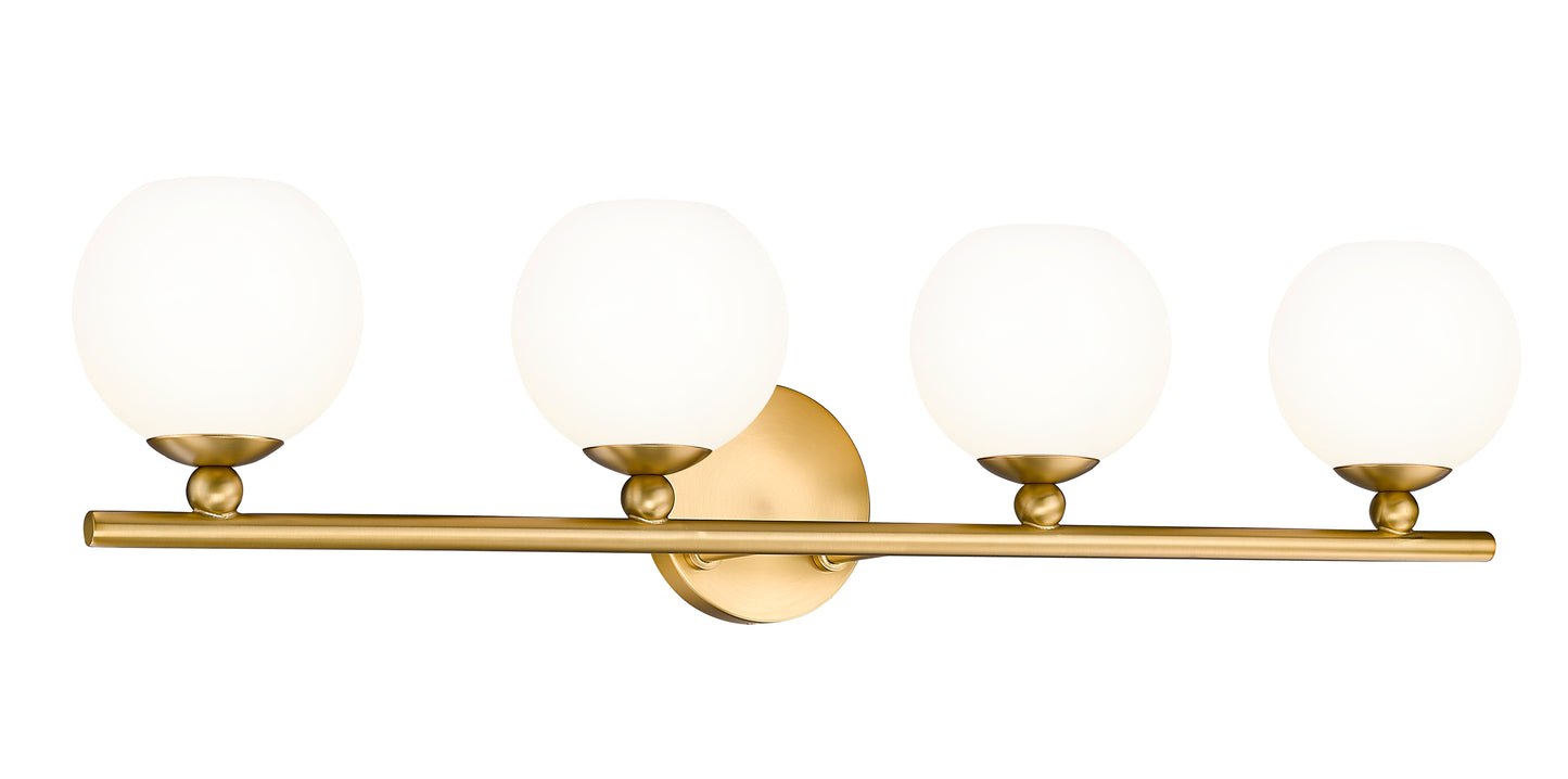 1100-4V-MGLD - Neoma 4 Light 30" Vanity - Modern Gold