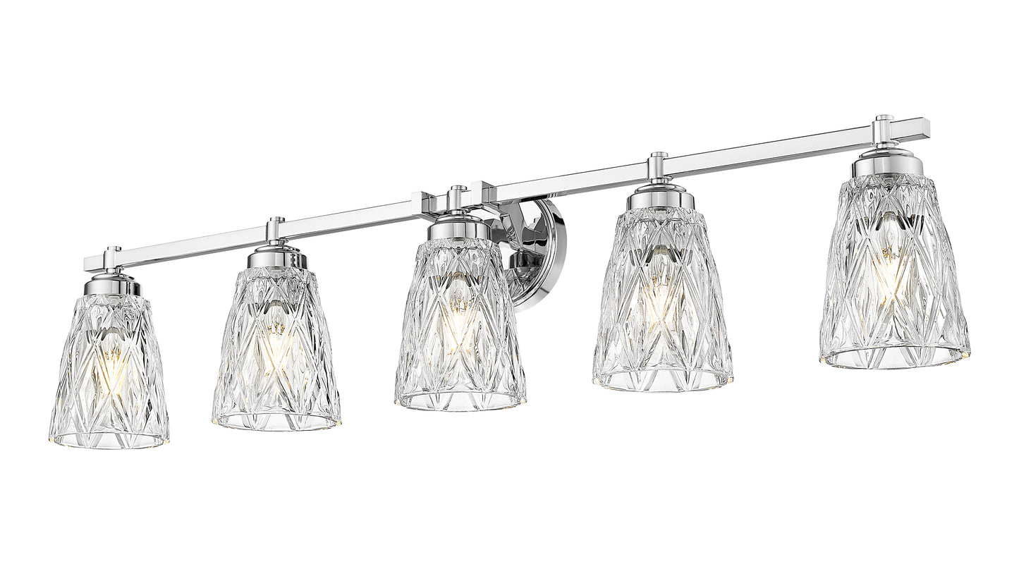 1960-5V-CH - Andree 5 Light 40" Vanity - Chrome