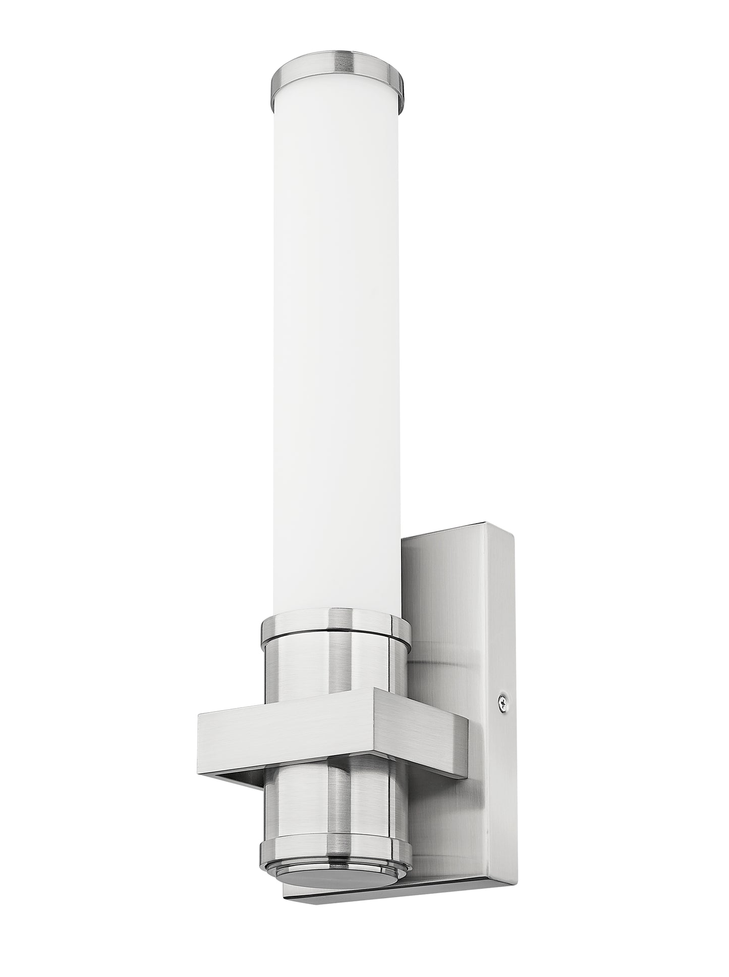 1019-1S-BN-LED - Idris 1 Light Wall 16" Sconce - Brushed Nickel