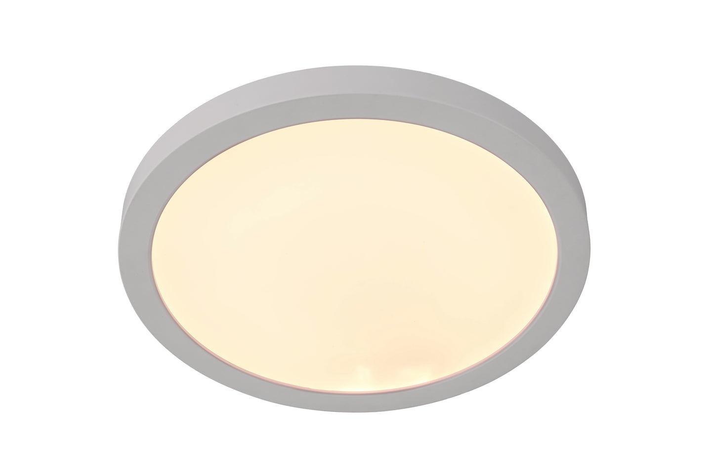 X9409-W-LED-5CCT - Slim Line II 1 Light 9" Wide Flush Mount - White
