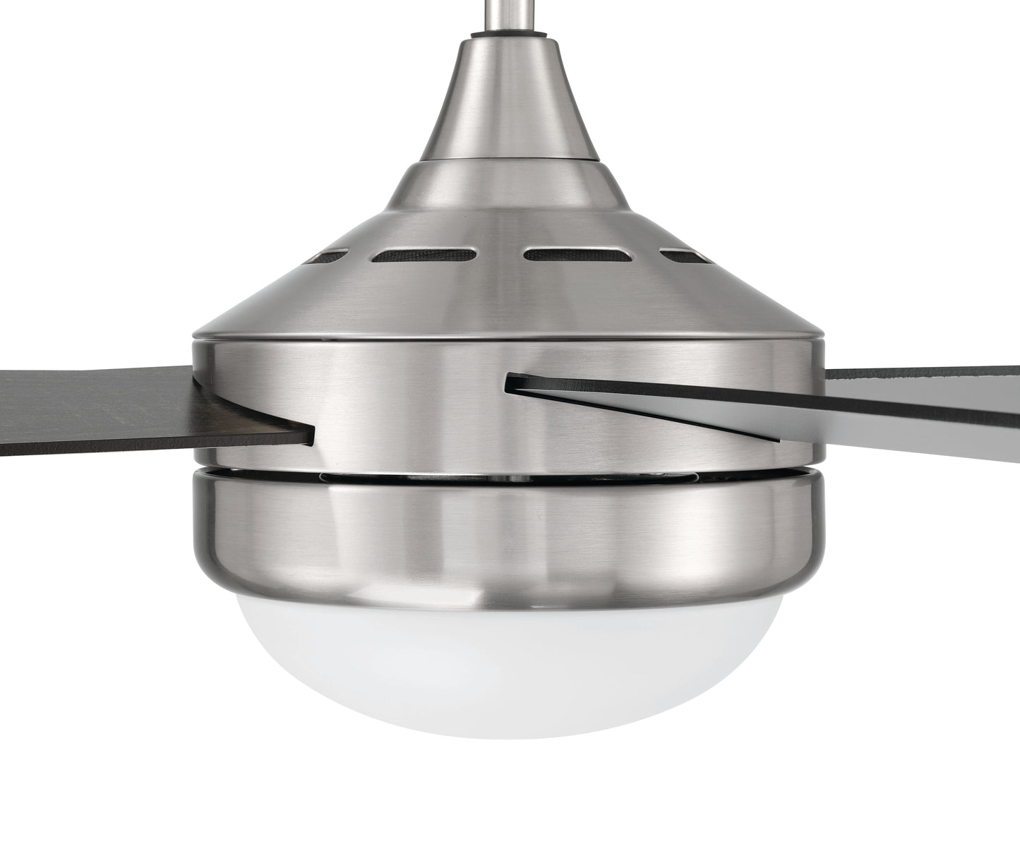 PHZ52BNK4-BNGW - Phaze II 4- Blade 52" 4 Blade Ceiling Fan with Light Kit - Brushed Nickel