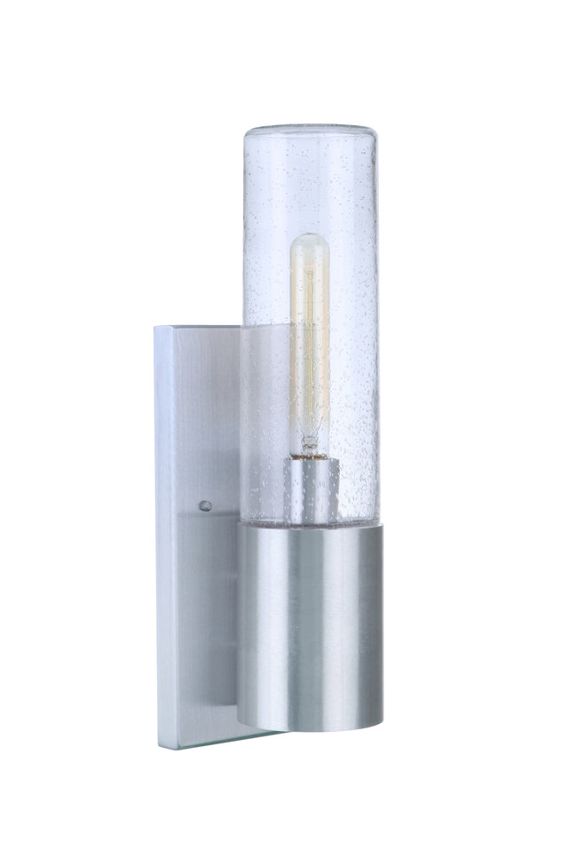 ZA3900-SA-LED - Sabre 1 Light 17" High Outdoor Wall Lantern - Satin Aluminum