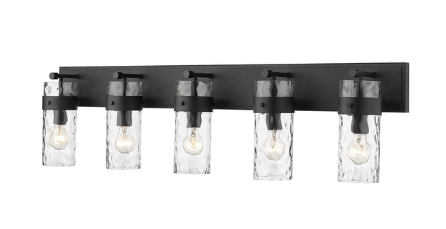 3035-5V-MB - Fontaine 5 Light 44" Vanity - Matte Black