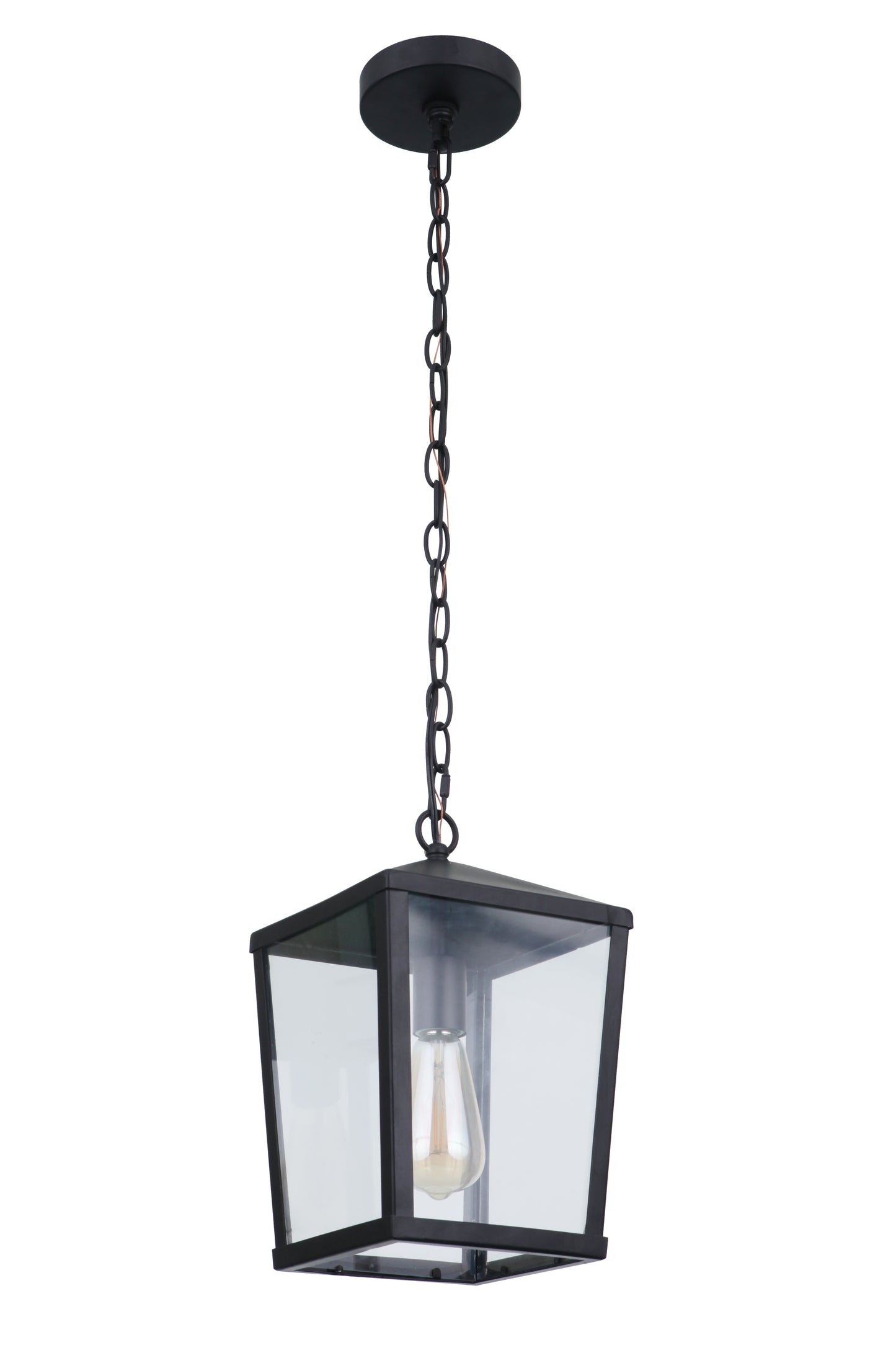 ZA4611-MN - Olsen 1 Light 8" Wide Outdoor Pendant - Midnight