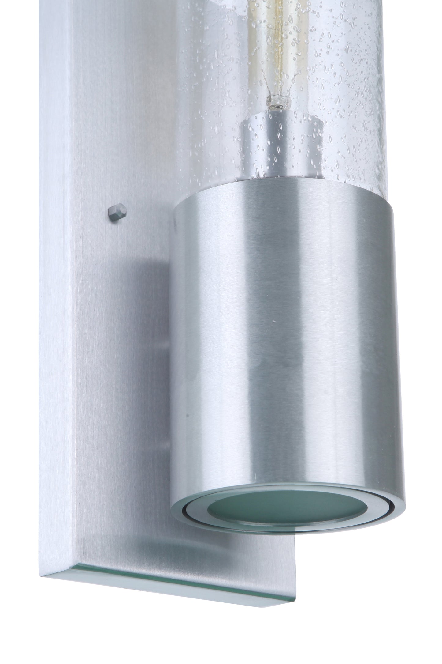 ZA3900-SA-LED - Sabre 1 Light 17" High Outdoor Wall Lantern - Satin Aluminum