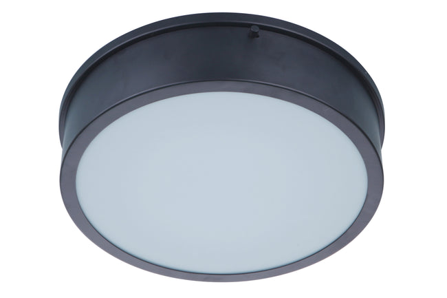 X6713-FB-LED - Fenn 1 Light 13" Wide Flush Mount - Flat Black